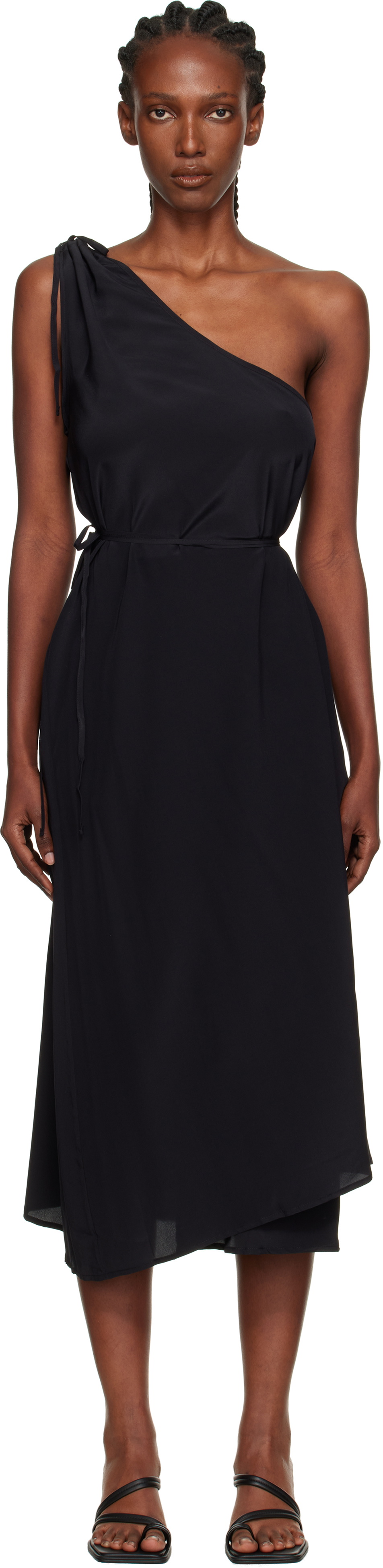 Baserange Navy Clavo Midi Dress Baserange