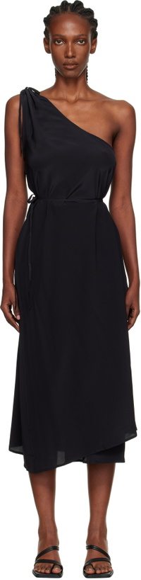 Photo: Baserange Black View Midi Dress