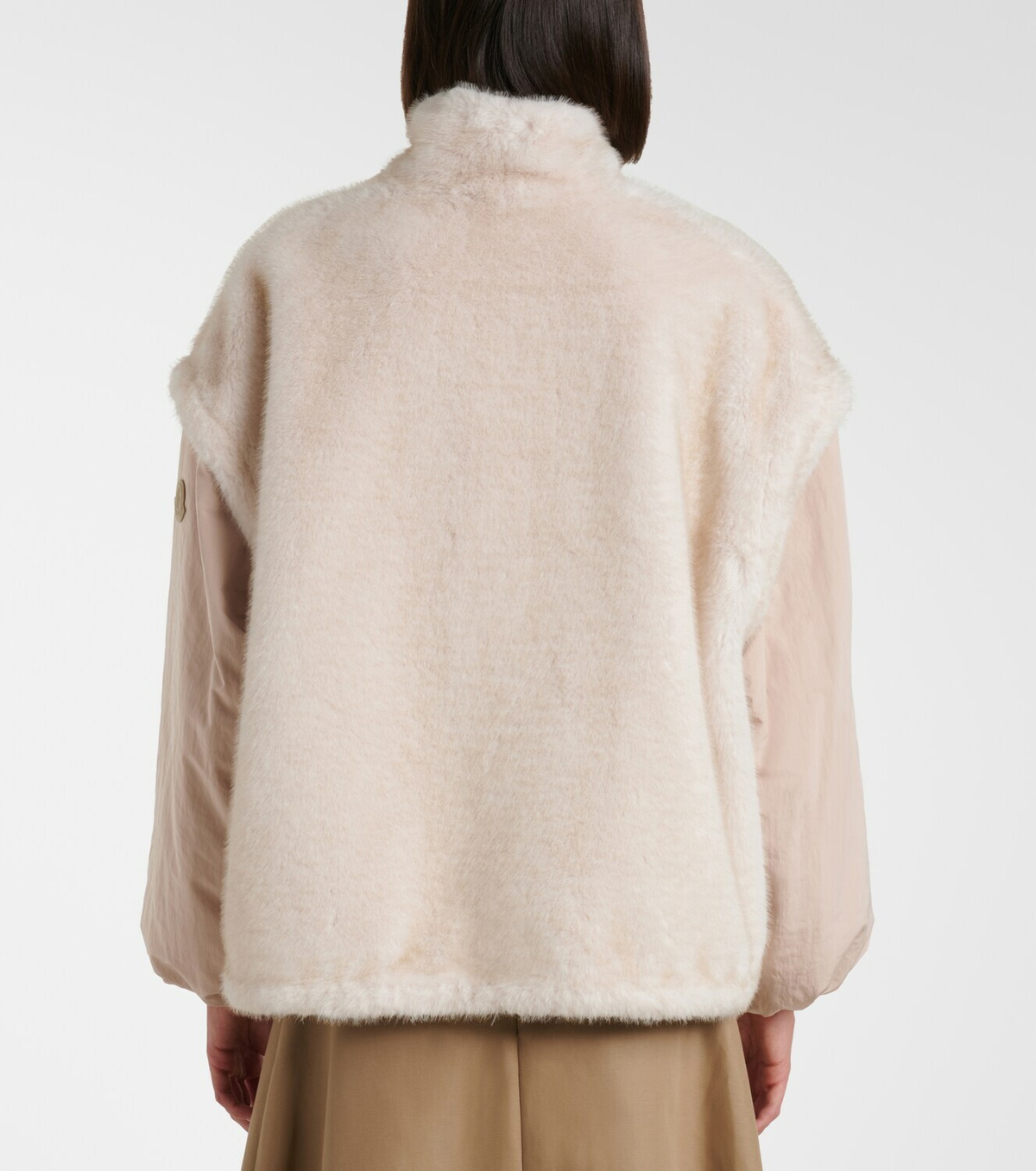 Moncler Chardonneret fleece down jacket
