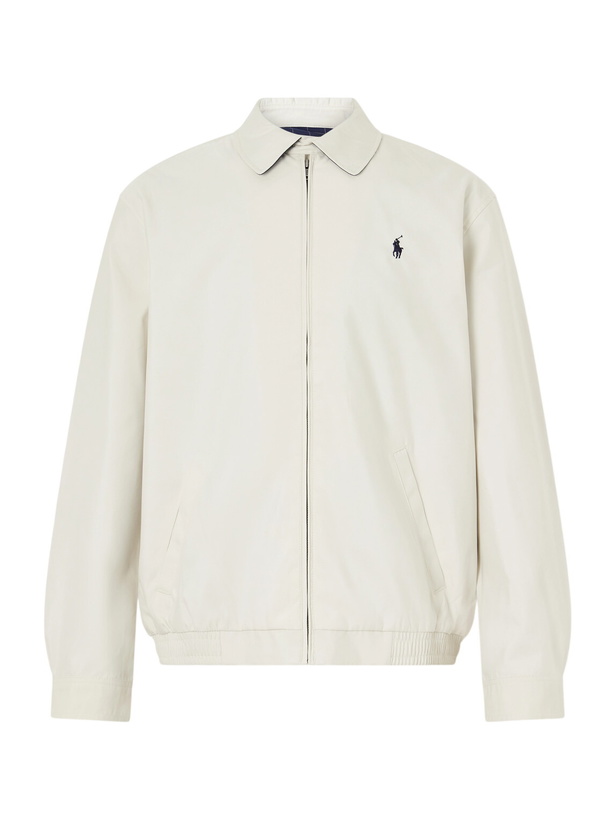Photo: Polo Ralph Lauren - Logo-Embroidered Shell Jacket - Neutrals