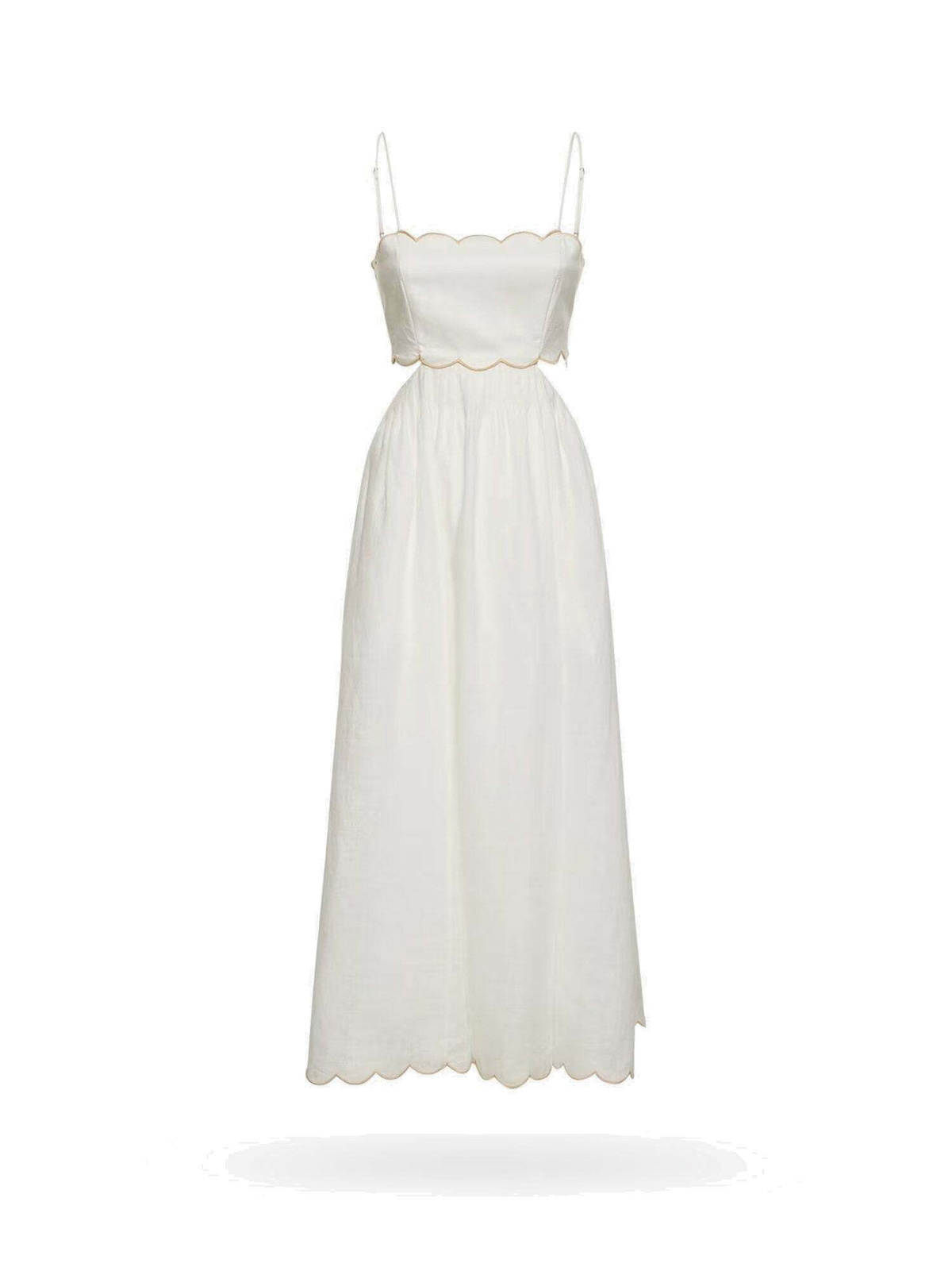 Zimmermann Dress White Womens Zimmermann