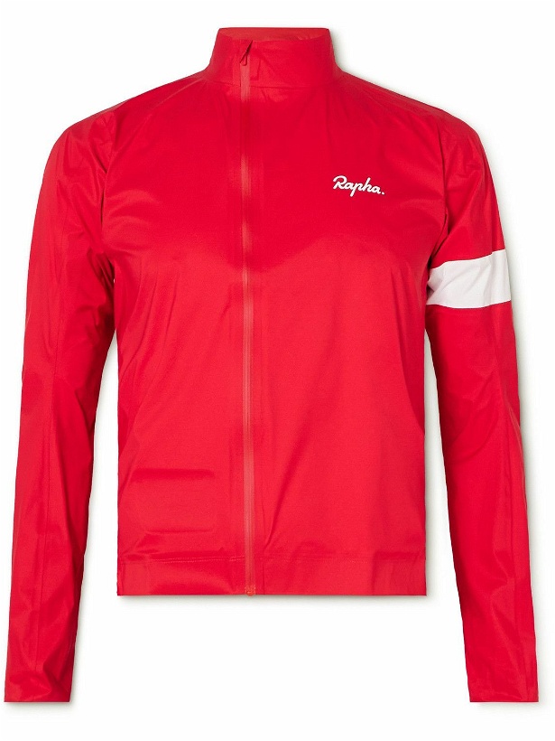 Photo: Rapha - Core Rain II Nylon Cycling Jacket - Red