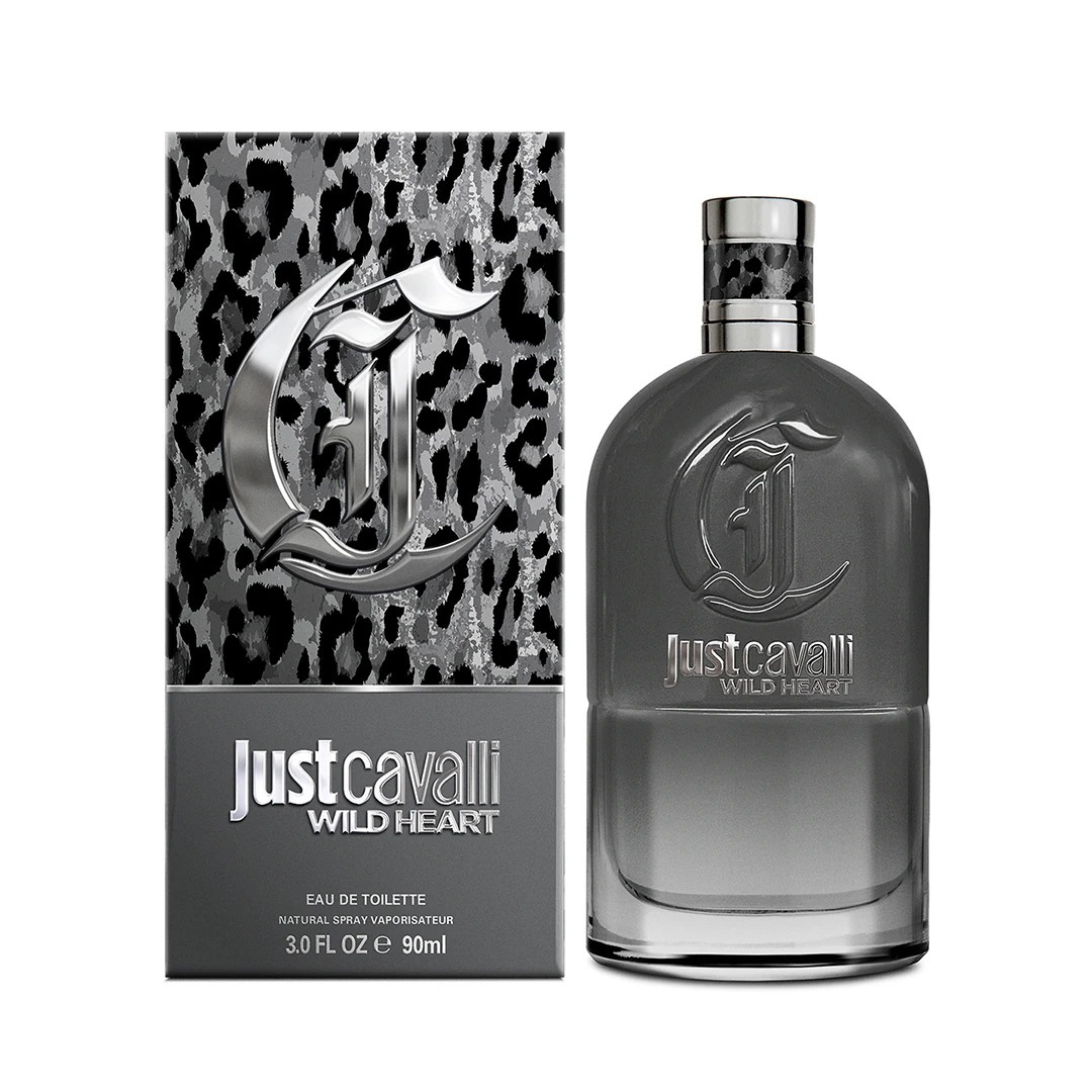 Roberto Cavalli Mens Just Cavalli Wild Heart EDT Spray 3.0 oz Fragrances 8052464898046