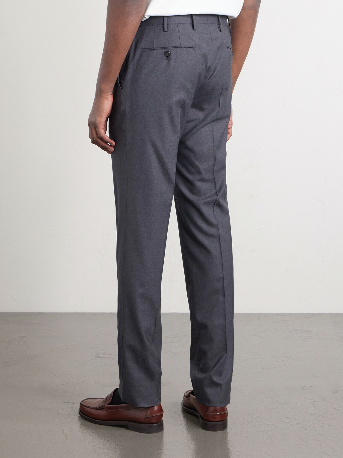 Slowear - Slim-Leg Wool Trousers - Gray