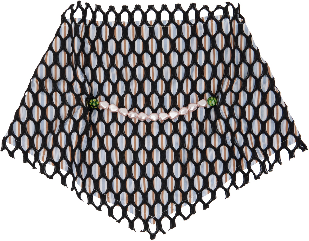 Kiko Kostadinov Gunmetal Small Geo Necklace Kiko Kostadinov