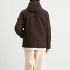 Stone Island Men's Ghost Weatherproof Cotton Canvas Parka Jacket in Dark Brown