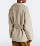 Isabel Marant Ceaton wool and cashmere wrap coat