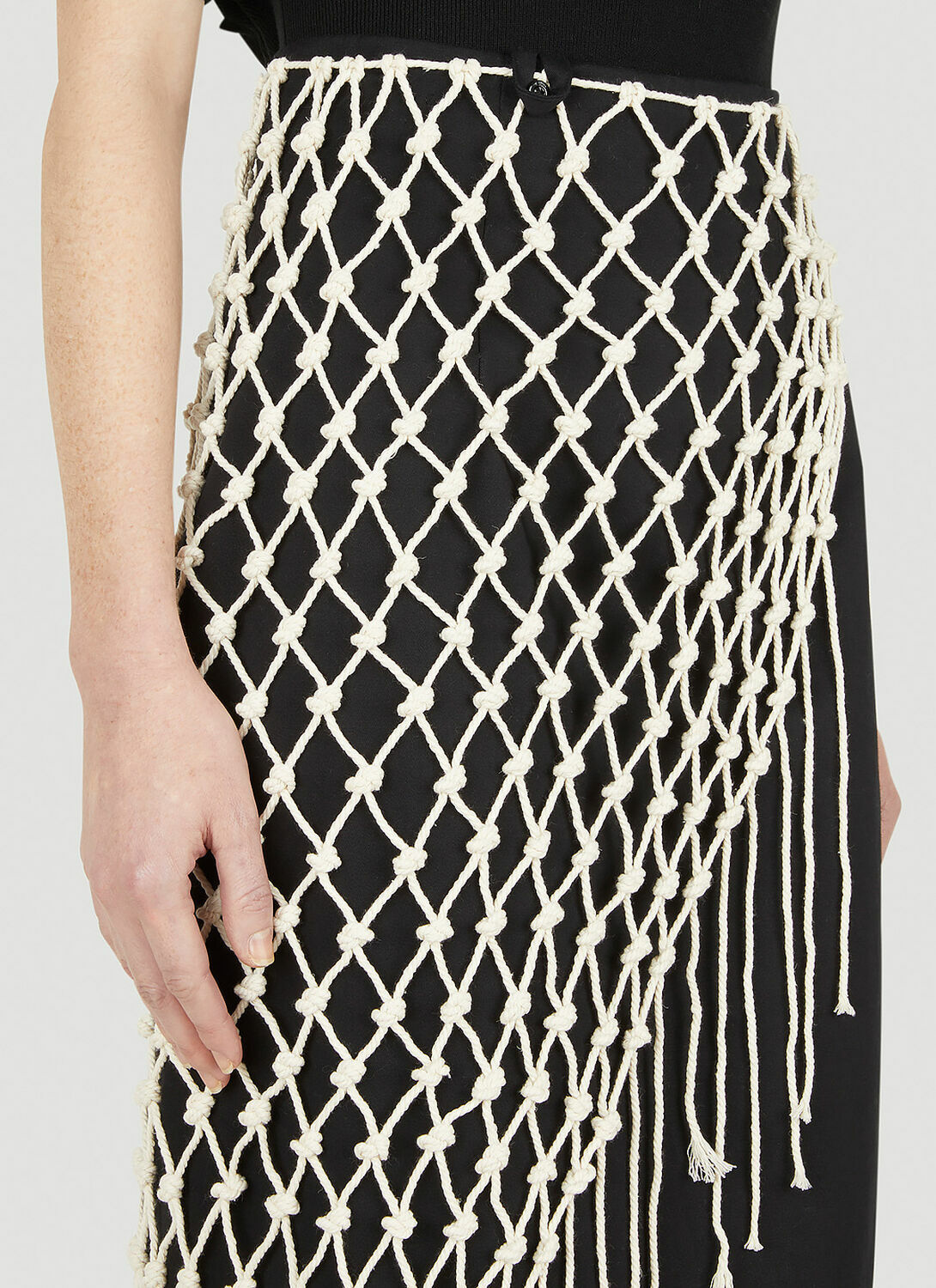 Wynn Hamlyn Macrame Skirt