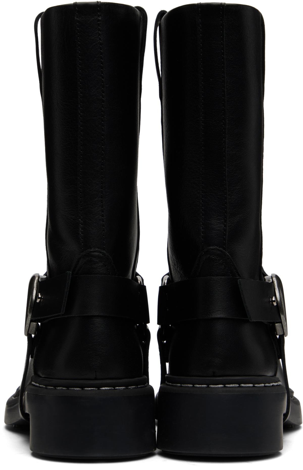 Marine Serre Black Ms Moto Boots