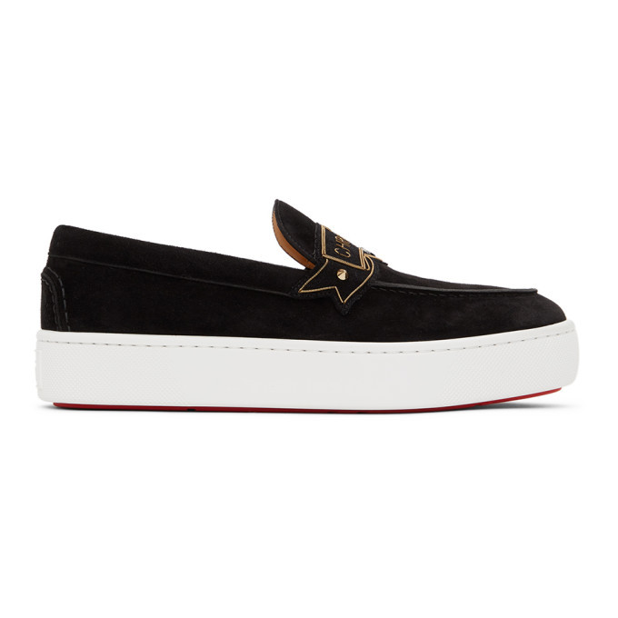 Photo: Christian Louboutin Black Suede Amiralou Loafers