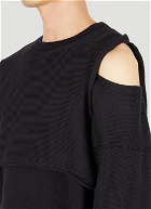 Wrap Knit Sweater in Black