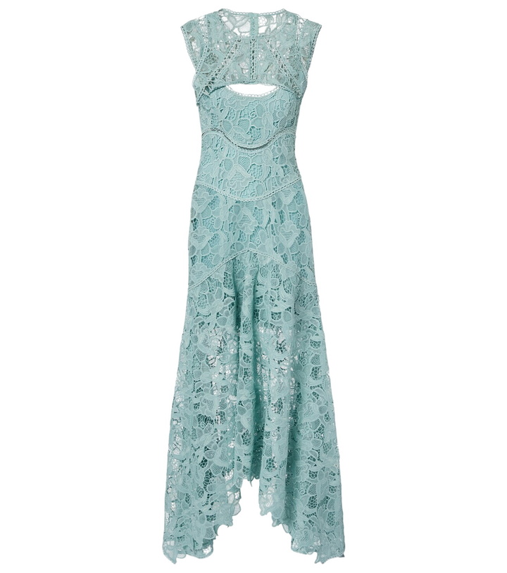 Photo: Costarellos Janica silk lace gown