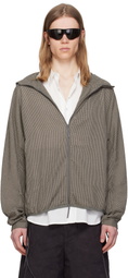 POST ARCHIVE FACTION (PAF) Brown Technical Right Jacket