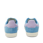 Adidas Blue Grass Sneakers in Light Blue/Purple Tint/Off White