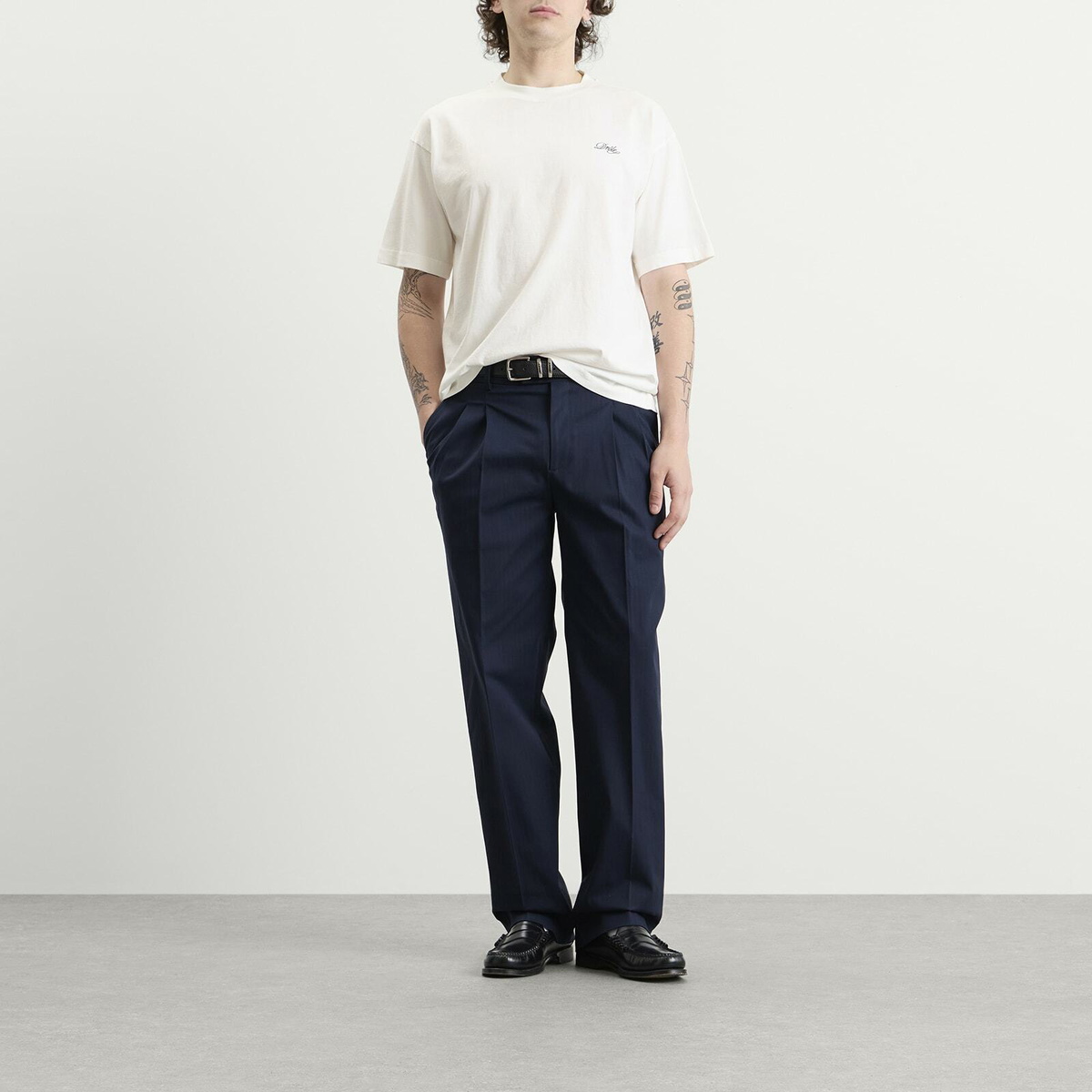 Drôle de Monsieur Men's Drôle Belissima T-shirt in Off White