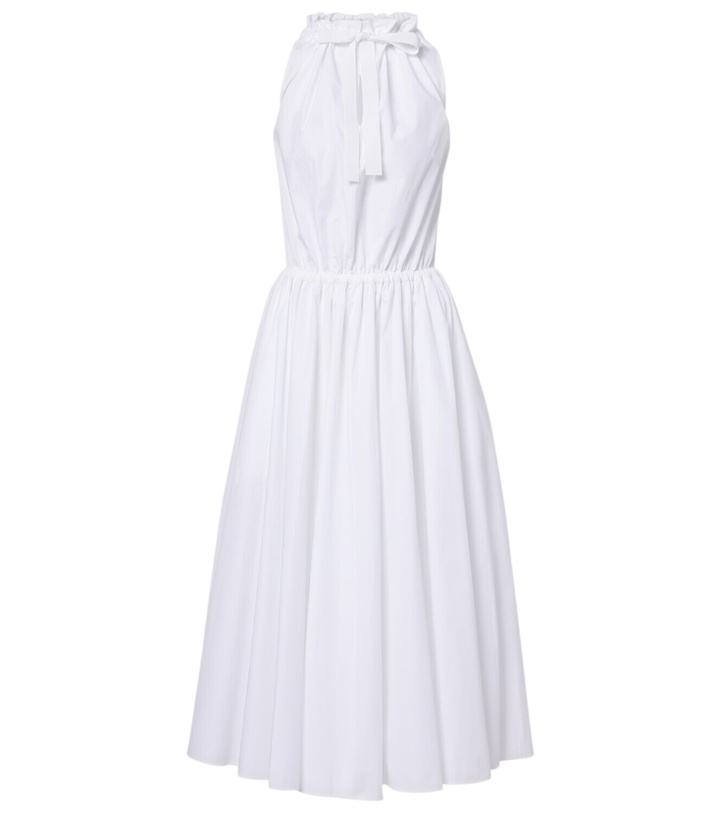 Photo: Patou Gathered cotton midi dress