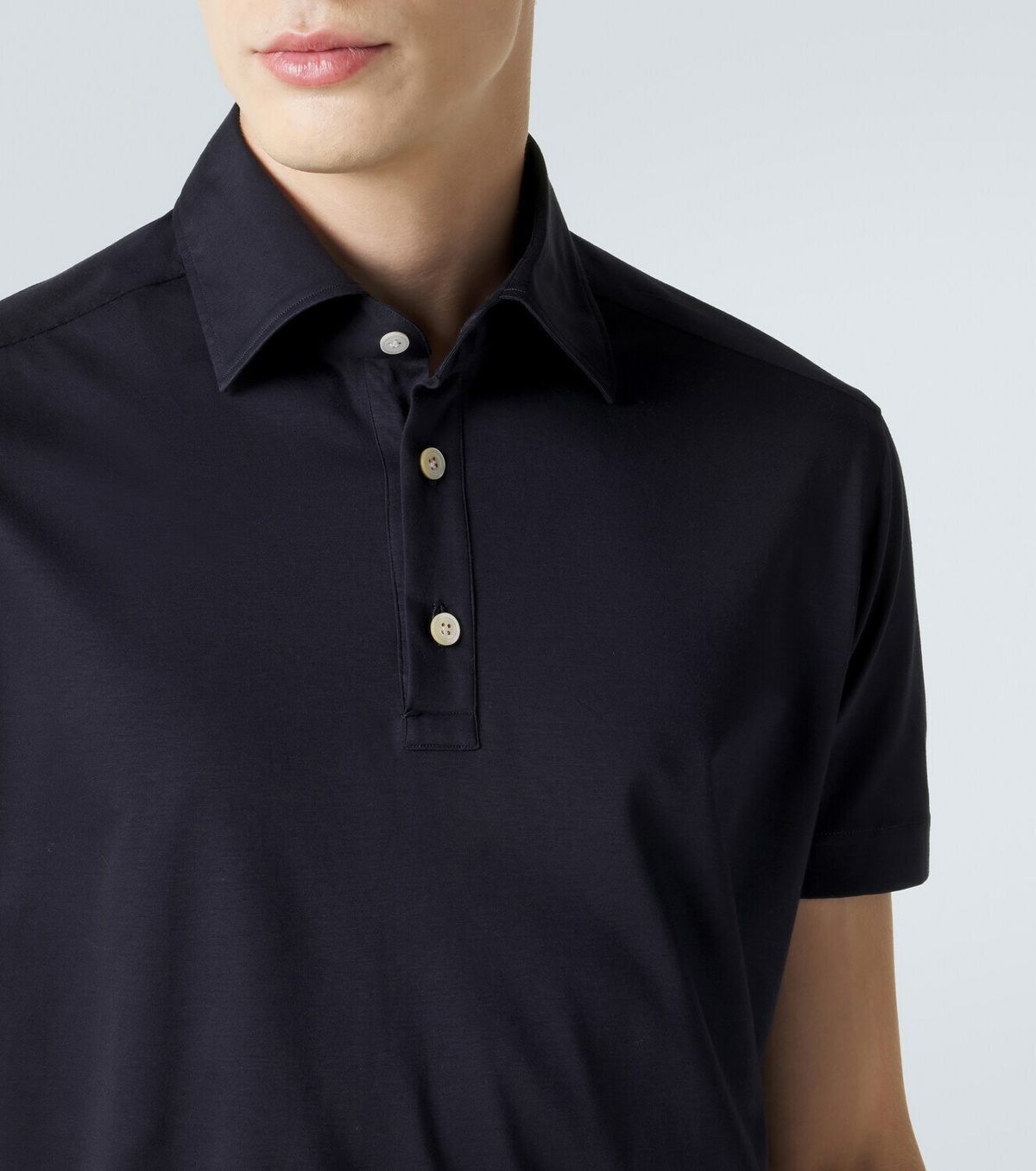 Kiton Cotton polo shirt