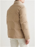 Brunello Cucinelli - Quilted Shell Down Jacket - Brown