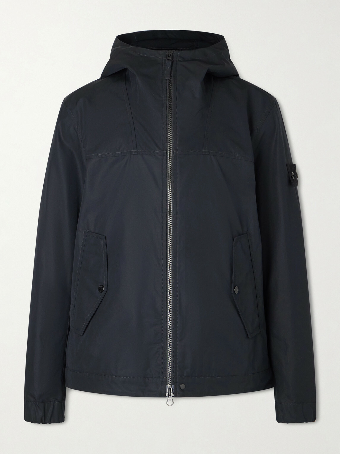 Stone Island - STONE ISLAND GHOST Cotton Hooded Parka - Black