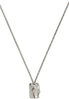Completedworks Silver Fabric Necklace
