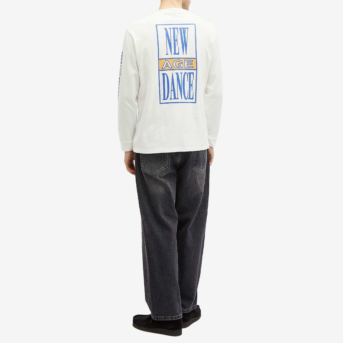 Magic Castles Men's New Age Long Sleeve T-Shirt in Off White