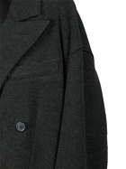 BALENCIAGA Brushed Cashmere Raw Edge Coat