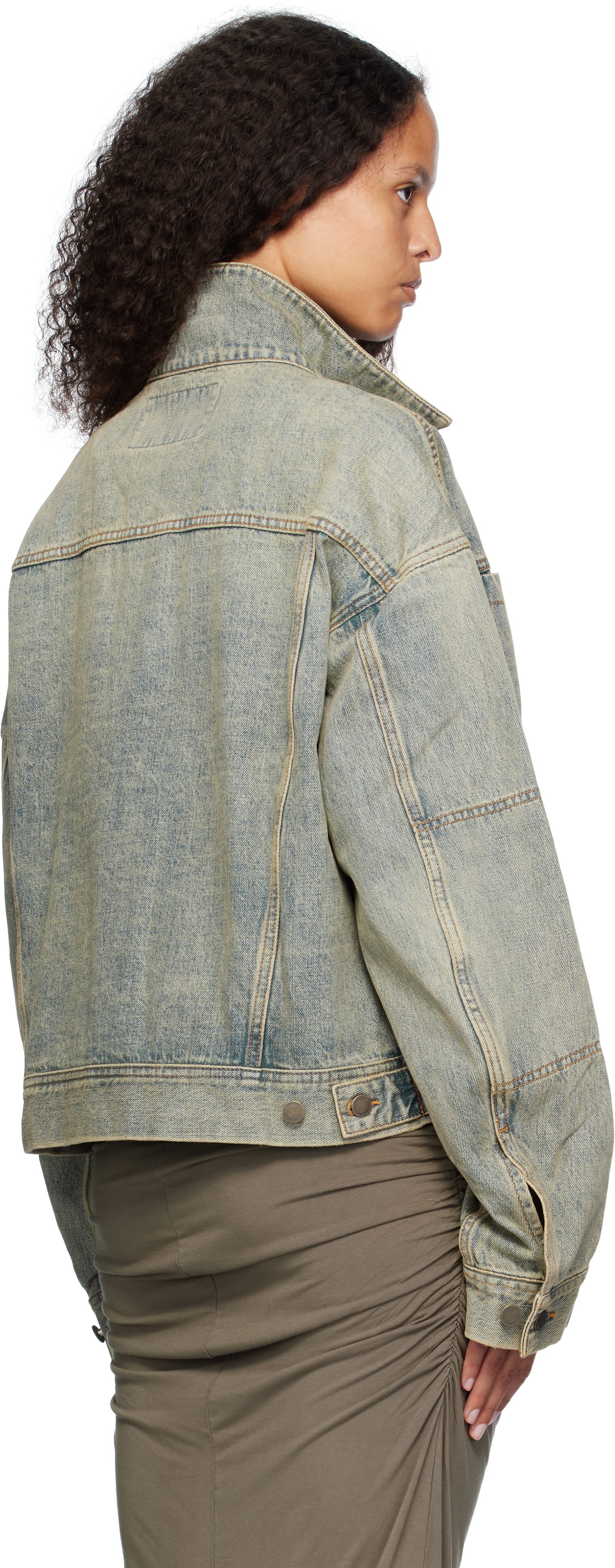 Entire Studios Blue Gem Denim Jacket