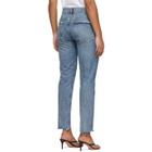 AGOLDE Blue Jamie High-Rise Classic Fit Jeans