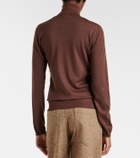 Brunello Cucinelli Cashmere and silk-blend turtleneck sweater
