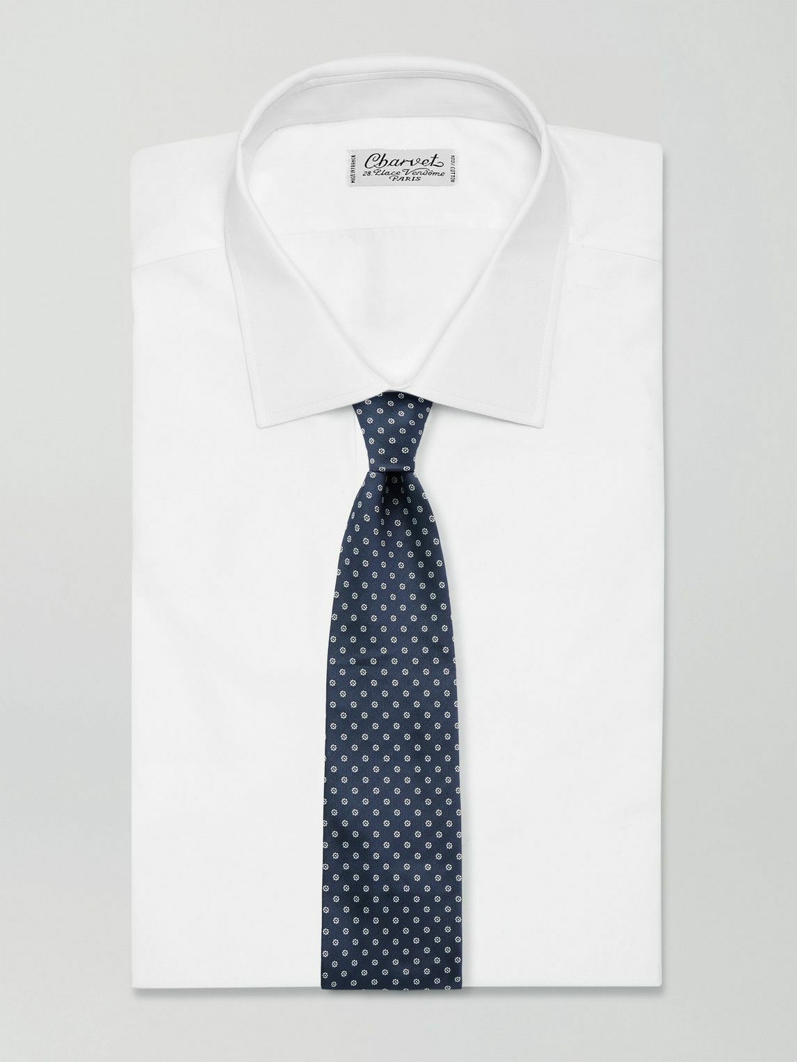 Anderson & Sheppard - 9cm Floral Silk-Jacquard Tie