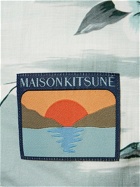 MAISON KITSUNÉ Printed Cotton Short Sleeve Shirt