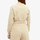 Mayde Women's Slim Cropped Sweat Top in Sand