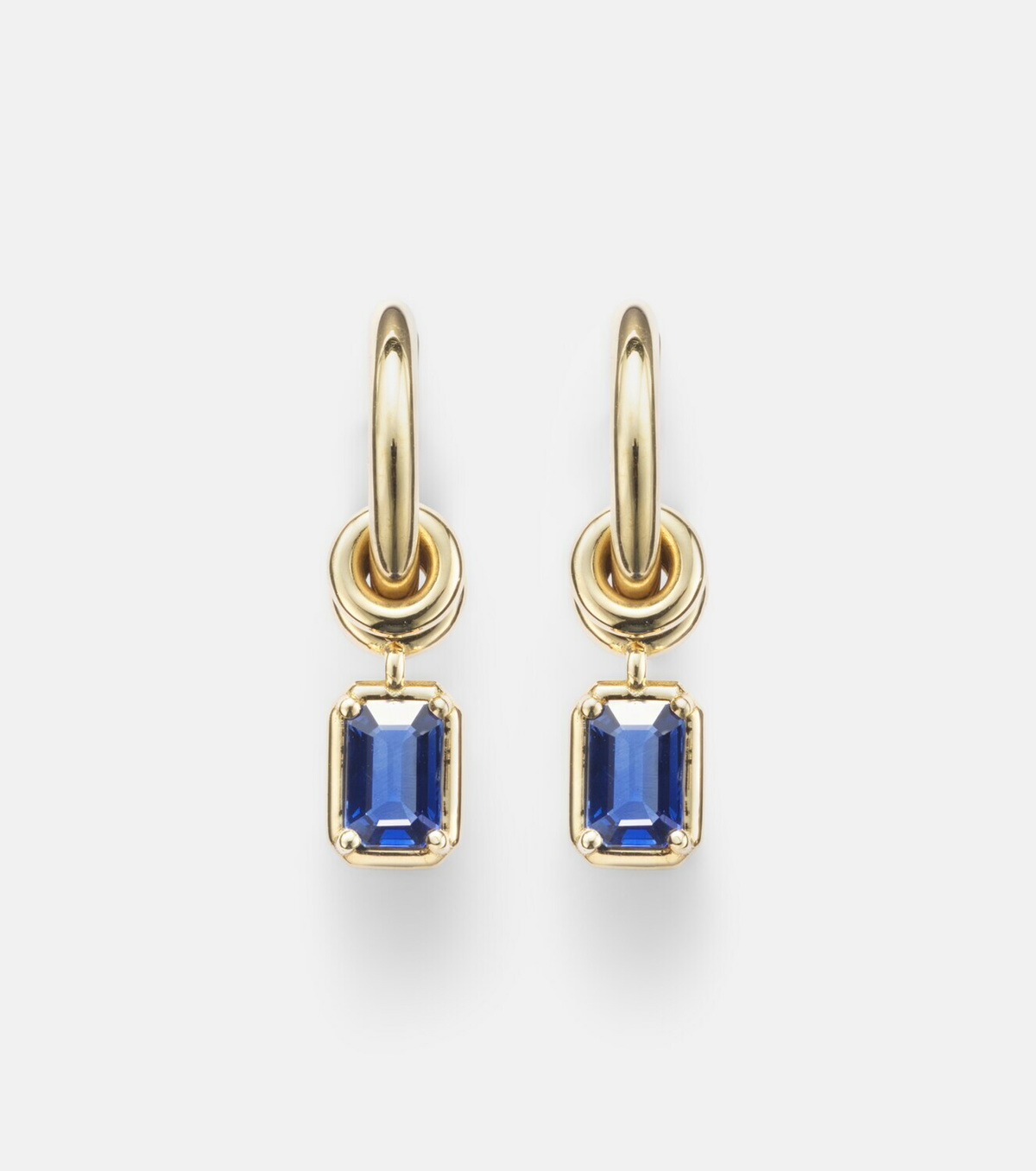 Spinelli Kilcollin Zahra 18kt gold hoop earrings with sapphires