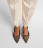 Brunello Cucinelli Suede ballet flats