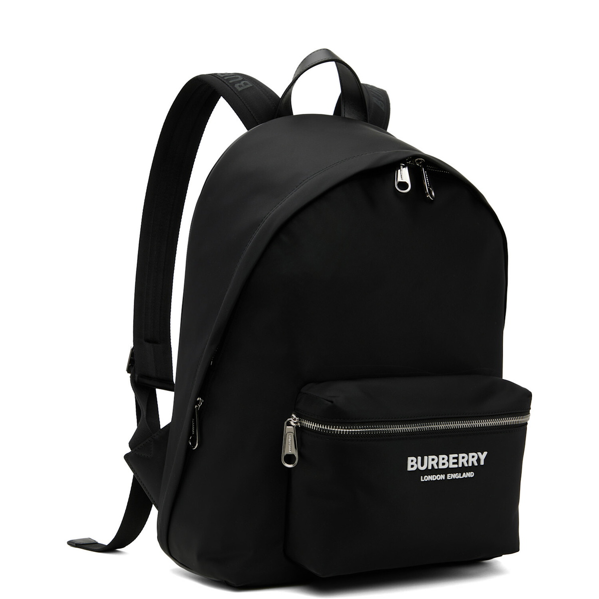 Burberry Black Nylon Backpack