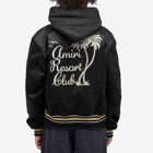 AMIRI Men's Resort Club Souvenir Varsity Jacket in Black