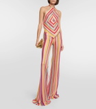 Missoni Mare Striped halterneck knit top