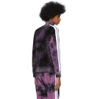 Palm Angels Purple Chenille Tie-Dye Track Jacket