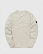 Calvin Klein Jeans Badge Waffle Ls Tee White - Mens - Longsleeves