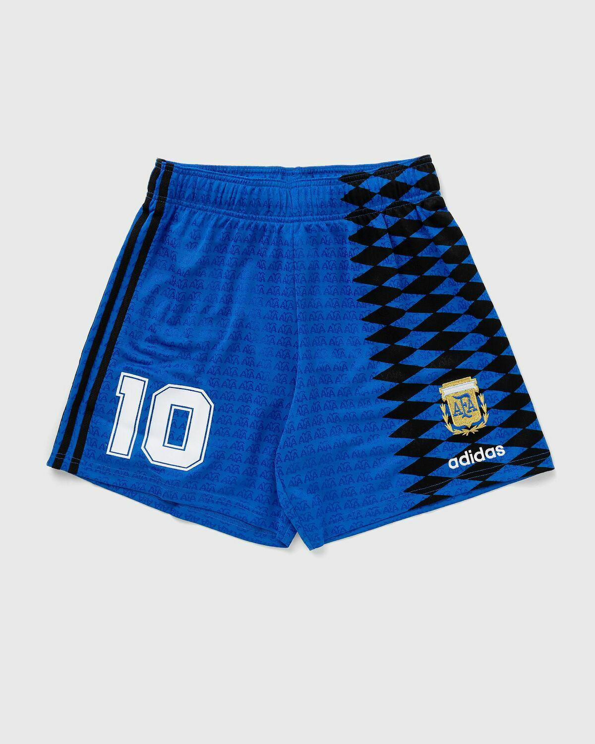 adidas Logo Waistband Booty Shorts - Blue