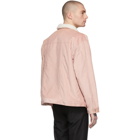 Naked and Famous Denim Pink Oversized Corduroy Jacket