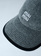 Miu Miu Logo Motif Baseball Cap