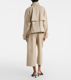 Loewe Cotton and silk cropped pants