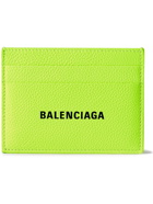 BALENCIAGA - Logo-Print Full-Grain Leather Cardholder