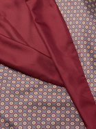 Sulka - Floral-Print Satin-Trimmed Silk-Twill Robe