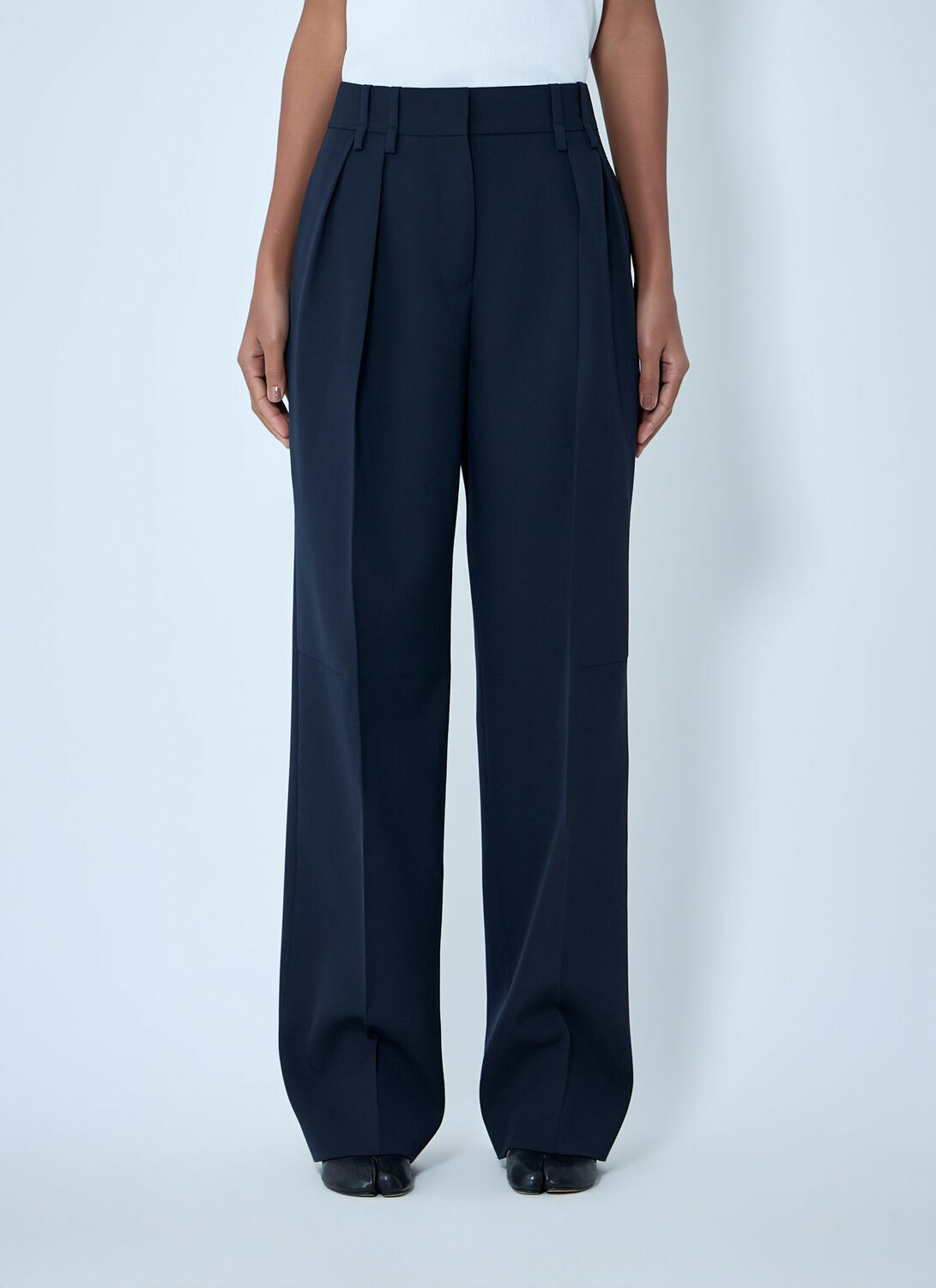 Jil Sander High-Waisted Pleated Pants