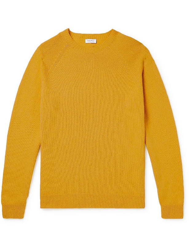 Photo: Sunspel - Wool Sweater - Yellow