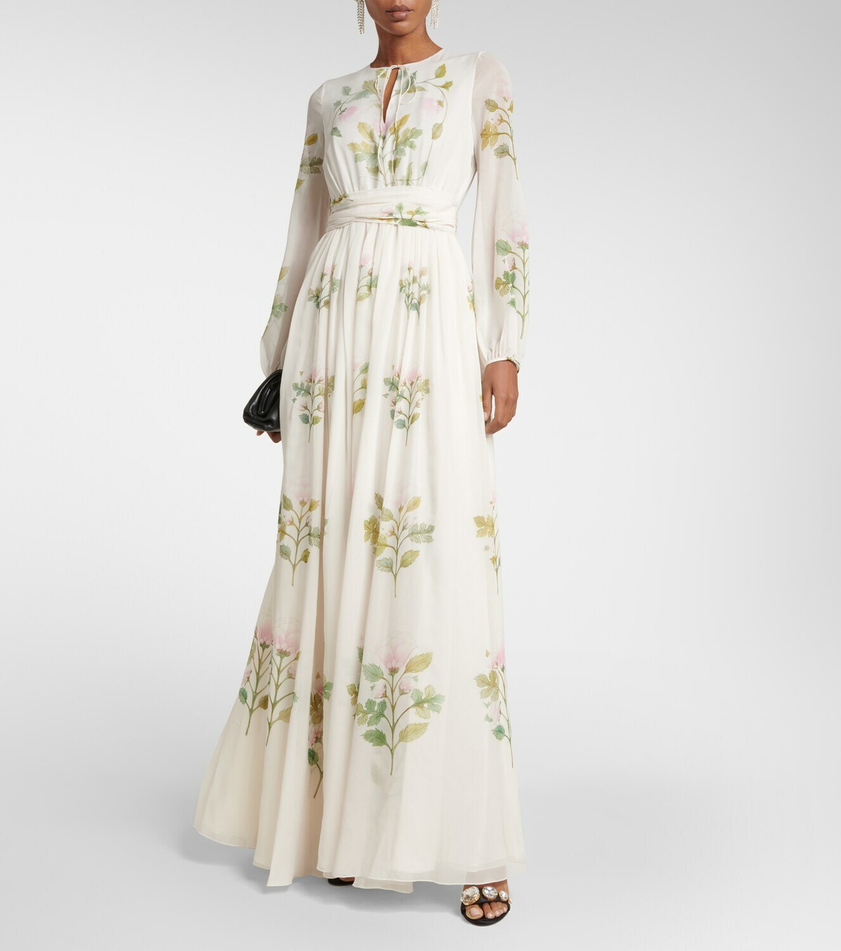 Giambattista Valli - Floral silk georgette gown Giambattista
