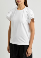 3.1 Phillip Lim Panelled Cotton top White