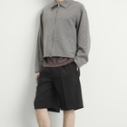 mfpen Men's Tropical Wool Classic Shorts in Black